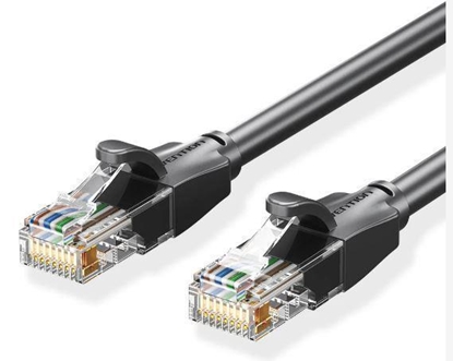 Picture of PATCH CABLE CAT.6 UTP/1M BLACK IBEBF VENTION