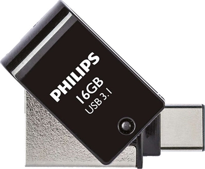 Picture of Philips 2 in 1 OTG          16GB USB 3.1 + USB C Midnight Black