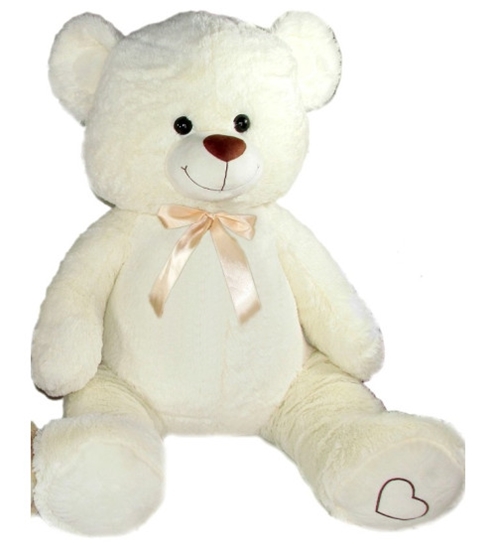 Picture of Plīša lacis 95 cm (M3626) baltais 160270-BALTS