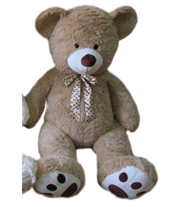 Picture of Plīša lielais lācīs 105 cm ( M3346) bēša krāsa 143556-2