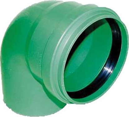 Изображение PP gludsienu līkums DN200 30° SN10 Wavin GreenConn