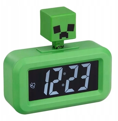Picture of PP11369MCF Creeper Icon Digital alarm clock Green PP11369MCF (5056577757897)