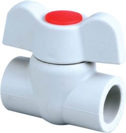 Picture of PP-R Lodveida krāns Ø32 ar tauriņrokturi Pipelife