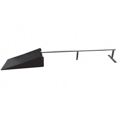 Изображение Rampa NKX Single Ramp + Rail Black 261 x 47,5 x 25 cm