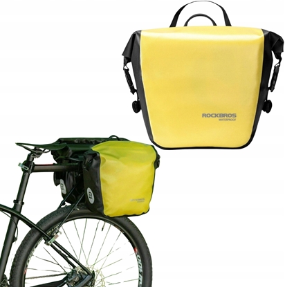 Attēls no RockBros Sakwa rowerowa Rockbros AS-003-1Y z paskiem na rami monta przód/ty 10-14l - óta