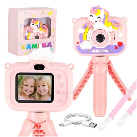 Изображение RoGer Children's digital camera with tripod Unicorn