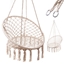 Picture of RoGer Stārķa nest chair swing with backrest 80cm Beige