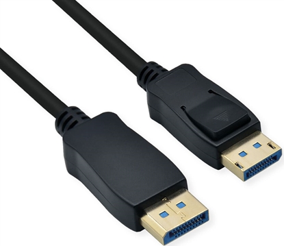 Attēls no Roline DisplayPort Cable, v2.0, DP-DP, M/M, black, 1 m