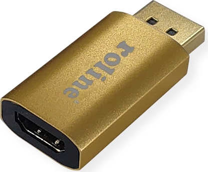 Attēls no Roline GOLD 4K Adapter, active, v1.2, DP-HDMI, M/F