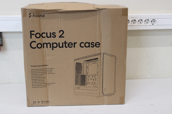 Picture of SALE OUT. Fractal Design | Focus 2 | Side window | RGB Black TG Clear Tint | Midi Tower | DAMAGED PACKAGING | Power supply included No | ATX