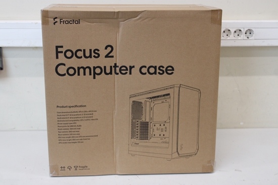 Picture of SALE OUT. Fractal Design | Focus 2 | Side window | RGB White TG Clear Tint | Midi Tower | DAMAGED PACKAGING | Power supply included No | ATX