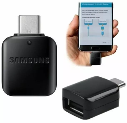 Attēls no Adapter USB Samsung USB-A - USB-C Czarny  (GH98-41288A)