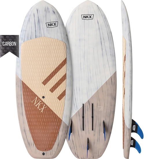 Picture of Sērfošanas dēlis NKX Twingo Carbon Foil board 5'10 Champagne