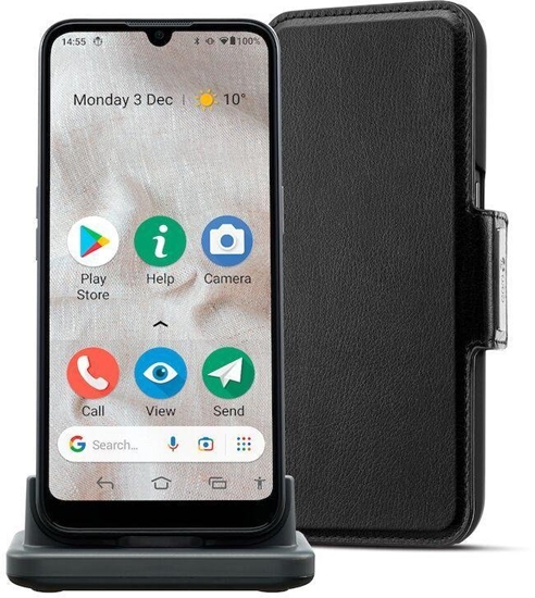 Picture of Smartfon Doro 8100 PLUS 15,5 cm (6.1") One SIM card Android 11 Go edition 4G USB Type-C 2 GB 32 GB 3000 mAh Graphite
