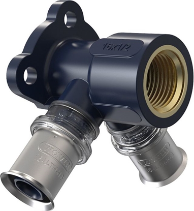 Изображение Stūra trejgab. 16x½"x16 I.V. ar stipr. PPSU, K5,