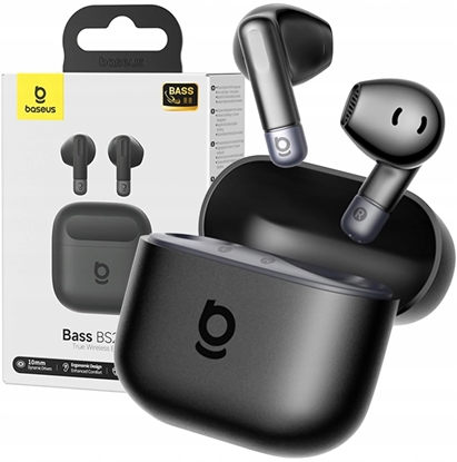 Picture of Suchawki douszne Baseus Bass BS2 Lite TWS - czarne