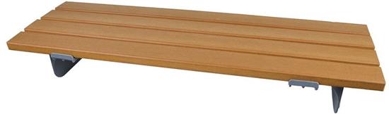 Изображение Sundo Siedzisko do wanny z drewnianymi listwami