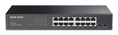Attēls no Switch|MERCUSYS|MS116GS|16x10Base-T / 100Base-TX / 1000Base-T|MS116GS