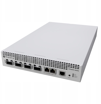Attēls no Switch|MIKROTIK|CRS804 DDQ|2xRJ-45 ports|4xQSFP56 ports quantity|CRS804-4DDQ-HRM