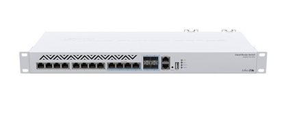 Attēls no Switch|MIKROTIK|Type L3|Rack 1U|8x10Base-T / 100Base-TX|4xSFP|1xRJ45|CRS312-4C+8XG-RM