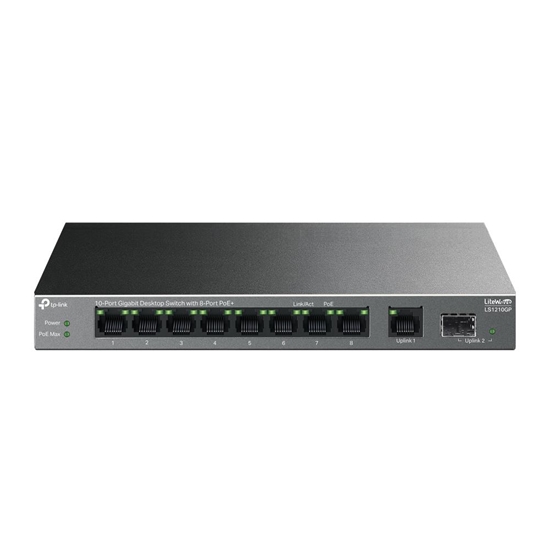 Picture of Switch|TP-LINK|LS1210GP|PoE+ ports 8|LS1210GP