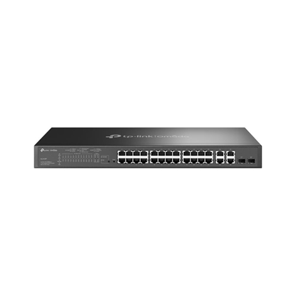 Изображение Switch|TP-LINK|SL2428P|Rack|PoE+ ports 24|250 Watts|SL2428P