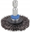 Изображение Szczotka tarczowa 100x20 mm Wolfcraft - drut falisty, trzpie