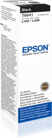 Picture of Tintes kārtridžs Epson T6641 Black