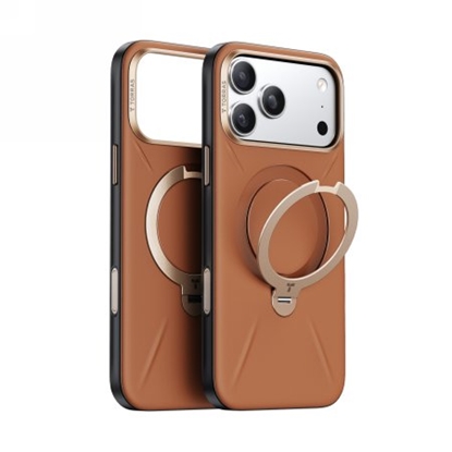 Picture of TORRAS QPro Leather - etui do iPhone 17 Pro Max kompatybilne z MagSafe (amber brown)