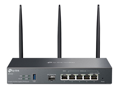 Изображение TP-Link ER706W wireless router Gigabit Ethernet Dual-band (2.4 GHz / 5 GHz) Black