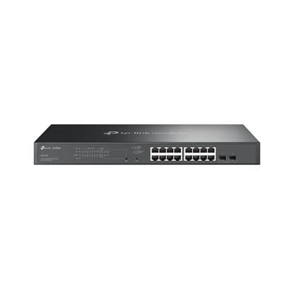 Attēls no TP-Link JetStream 18-Port Gigabit Smart Switch with 16-Port PoE+