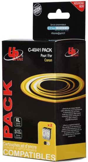 Изображение Tusz UPrint C-40/41 (czarny/kolor)