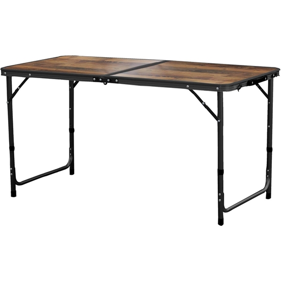 Picture of TŪRISTU SALOKAMAIS KEMPINGA GALDS 120X60X70/62/55CM KOKS