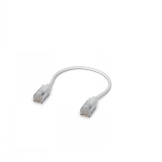 Picture of UBIQUITI UNIFI PREMIUM PATCH CABLE. ULTRA-THIN BRAIDED SHIELDED RJ45 PATCH CABLE, DESIGNED AND OPTIMIZED FOR 10 GBE NETWORKING (0.15M)