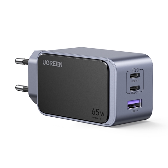 Picture of UGREEN Nexode S 65W 3-Port GaN Fast Charger EU gray