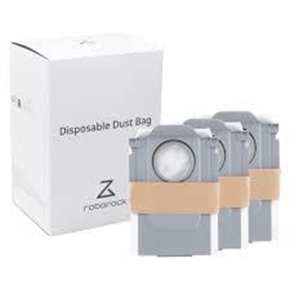 Picture of Vacuum Cleaner Accessory|ROBOROCK|Disposable Dust Bag 3-pack|White|For OC0/Q70+/Q70 Max+/OC5/Q75+/Q75 Max+/Q55+/O35/S75 MaxV Ultra/S70 Pro Ultra/S80 Pro Ultra/S85 Pro Ultra/OC0-D/S80+/Q80 Max+/OC5-D/S85+/Q85 Max+/Q55 Pro+/S70 Max Ultra/S75 Max Ultra/Q55 
