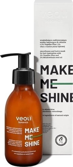 Picture of Veoli Botanica VEOLI BOTANICA MAKE ME SHINE maska laminujca do wosów 140ml