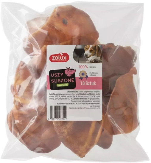 Picture of ZOLUX Uszy wieprzowe suszone 10 szt.