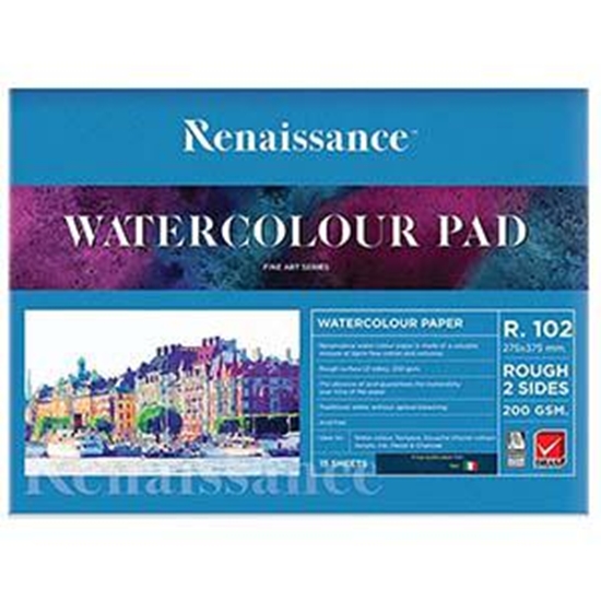 Picture of *Akvareļu albums R102 275x375mm,15 lapas,200g/m2