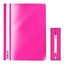 Attēls no *Ātršuvējs A4 neon rozā ar caurspīdīgu vāku
