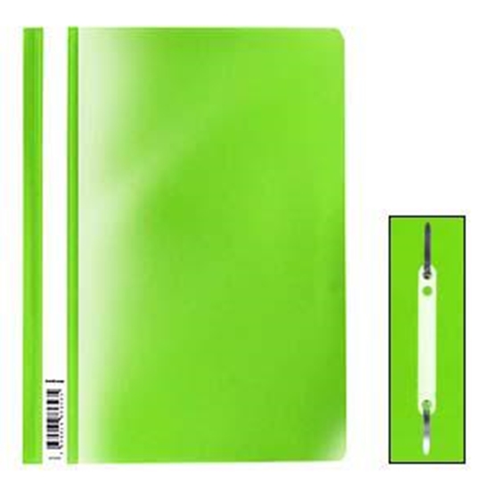 Picture of *Ātršuvējs A4 neon zaļš ar caurspīdīgu vāku