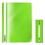 Picture of *Ātršuvējs A4 neon zaļš ar caurspīdīgu vāku