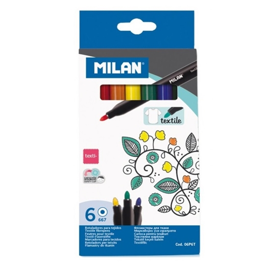 Picture of *Flomāsteri 6 krāsas tekstīlam MILAN
