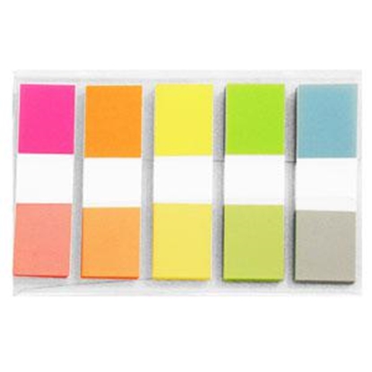 Picture of *Indeksi 12x43mm, 20 lapiņas, 5 krāsas Z-veida