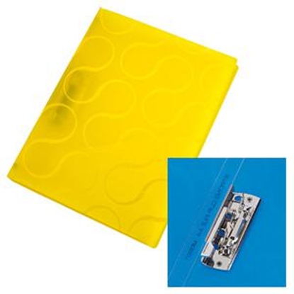 Attēls no *Mape ar piespiedēju A4 Omega dzeltena