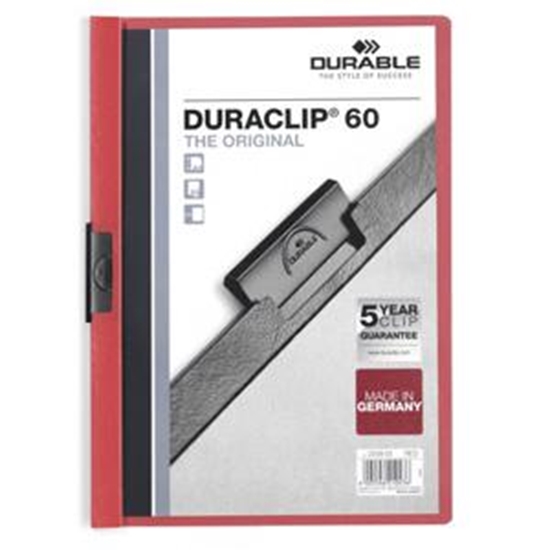 Picture of *Mape Duraclip Original 60 DURABLE, sarkana