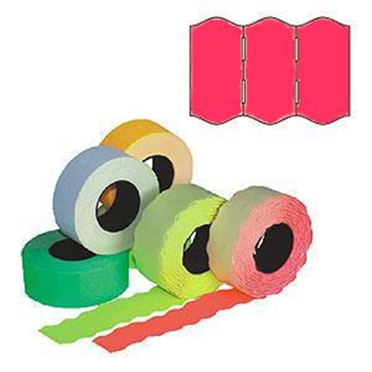 Attēls no *Marķēšanas lente 22x12mm rozā 1000uzl./rul.