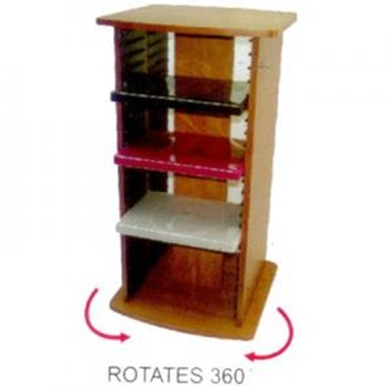 Picture of *Plaukts DVD,koka,WDV-48R,48DVD,pagriežām