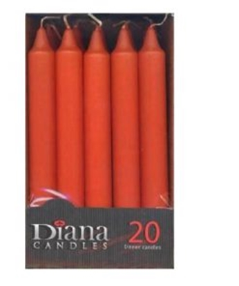 Attēls no +GALDA SVECE 17.5CM DIANA ORANŽA (20)