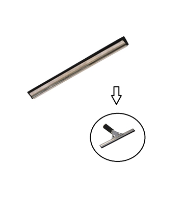 Attēls no +Logu sliede ar gumiju, ner. terauds, 45cm